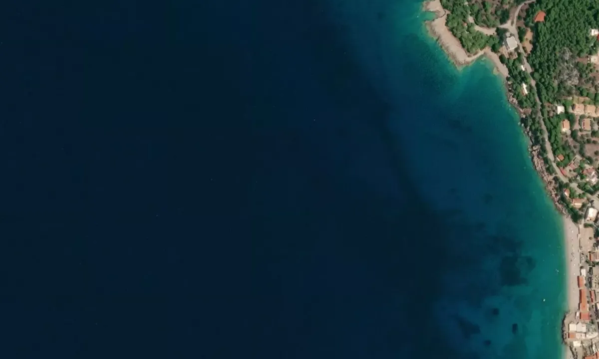 Satelite image of Germeno Bay