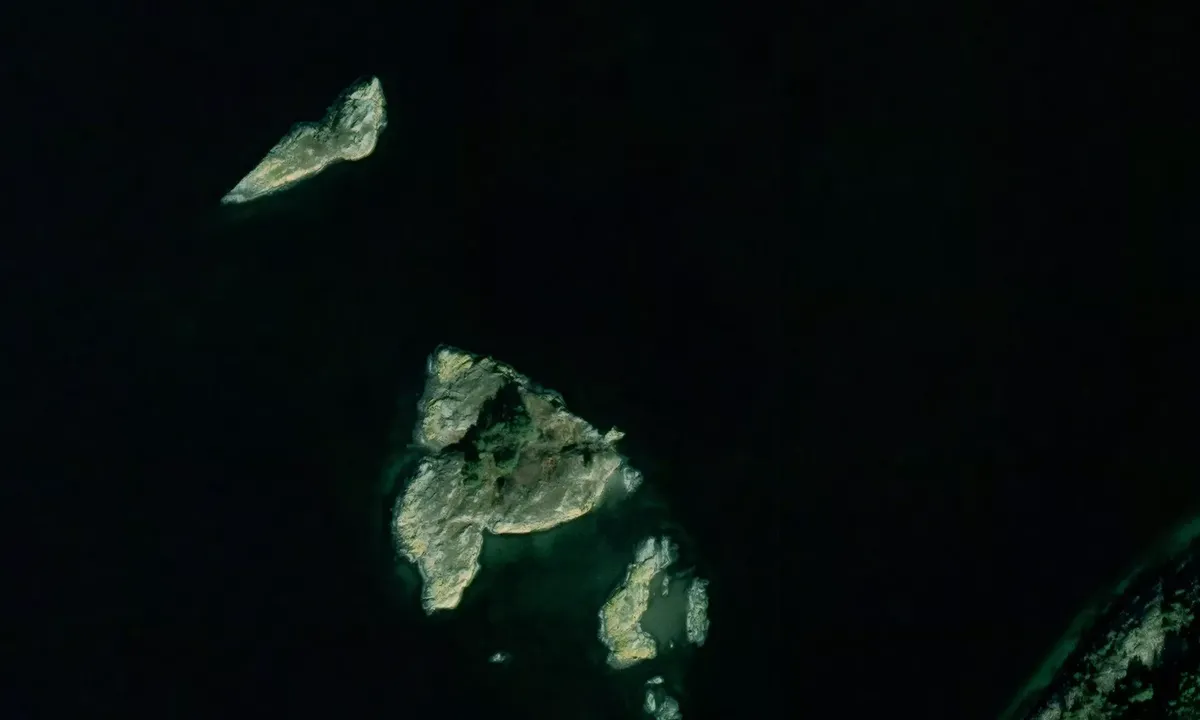 Satelite image of Getebodskär