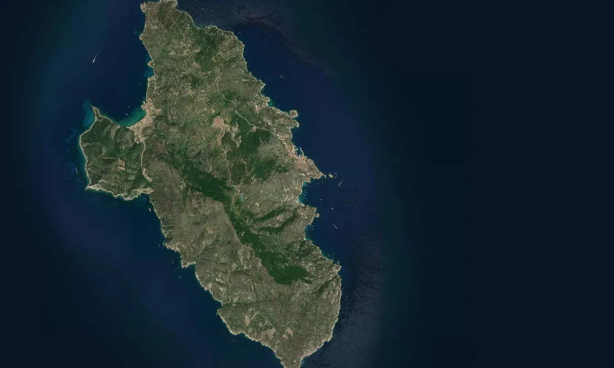 Flyfoto av Giglio - Cala Cannelle