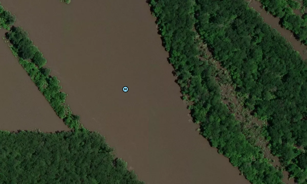 Satelite image of Gilbert Island