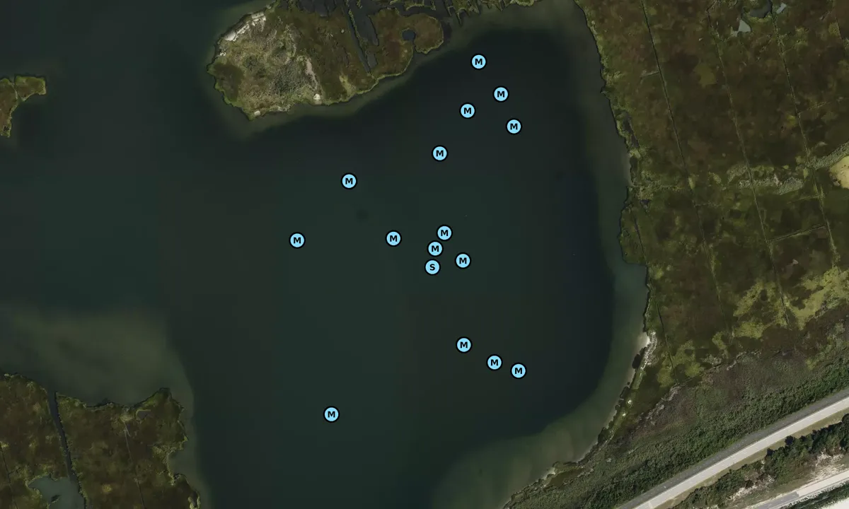 Satelite image of Gilgo Cove