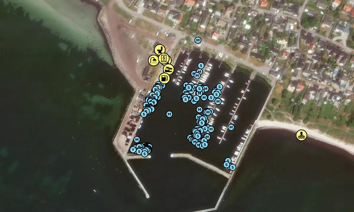 Satelite image of Gislövsläge