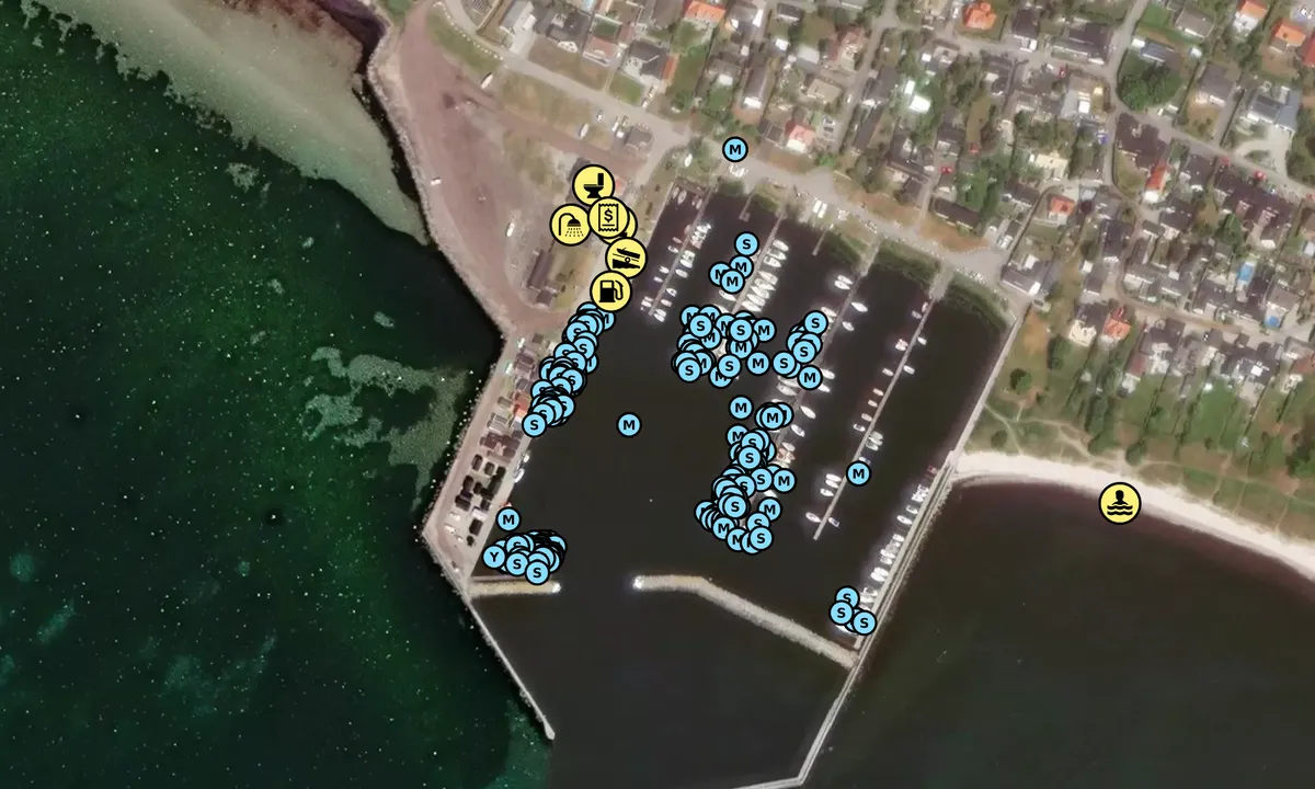 Satelite image of Gislövsläge