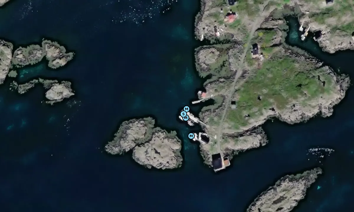 Satelite image of Gjæsingen