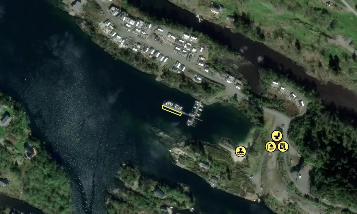 Satelite image of Gjerdhaugvika