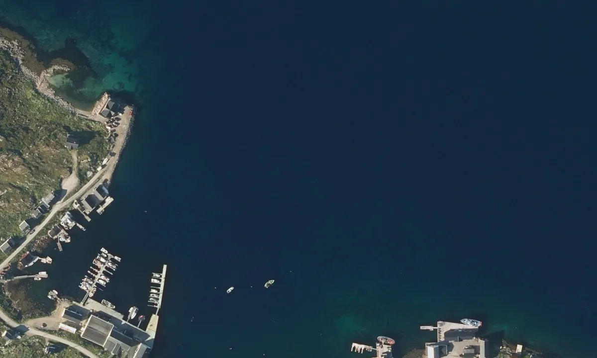 Flyfoto av Gjesvær