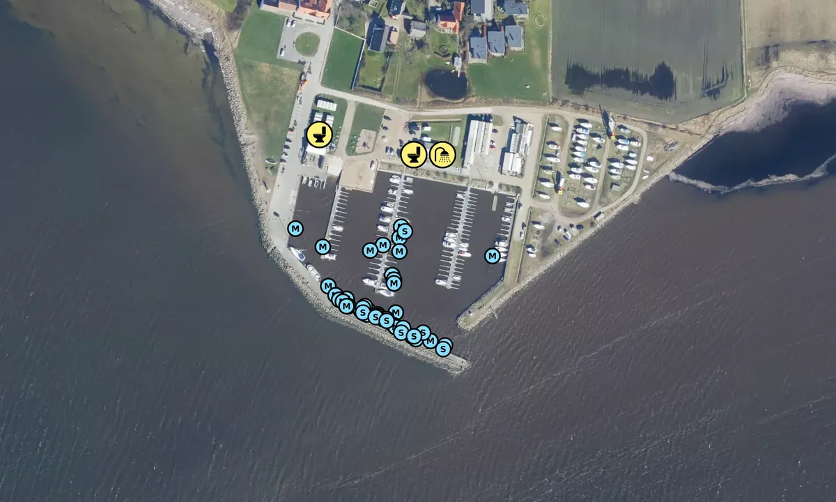 Satelite image of Gjøl Fiskeri og Lystbådehavn