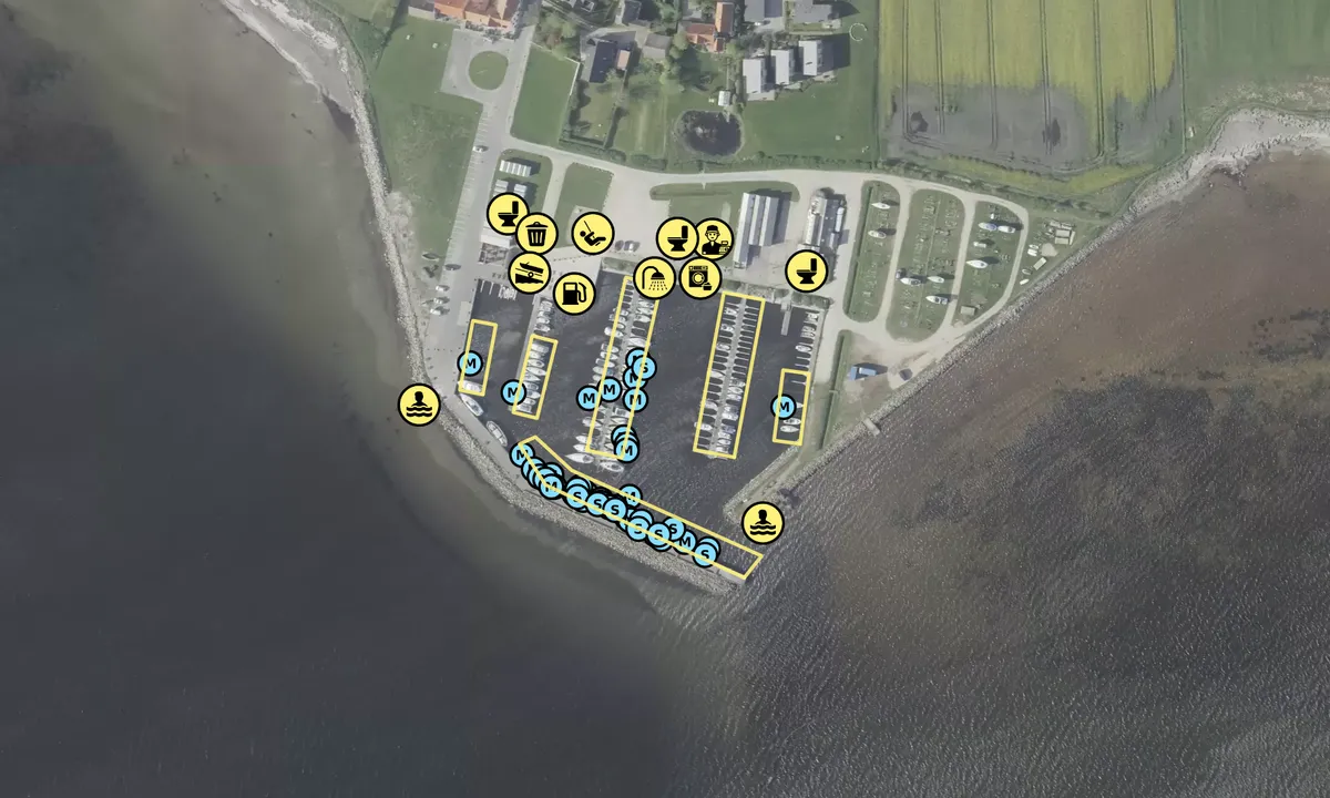 Satelite image of Gjøl Fiskeri og Lystbådehavn