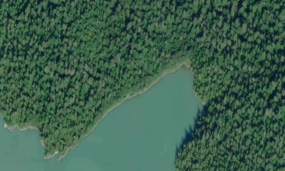 Satelite image of Glacier Point - East Cove