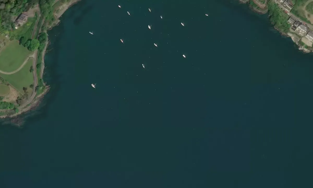 Satelite image of Glandore Harbour