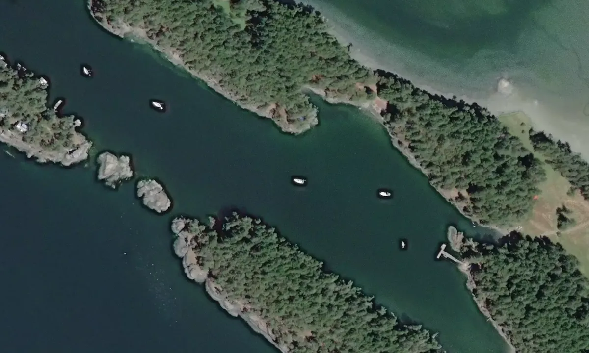 Flyfoto av Glenthorne Passage - Prevost Island