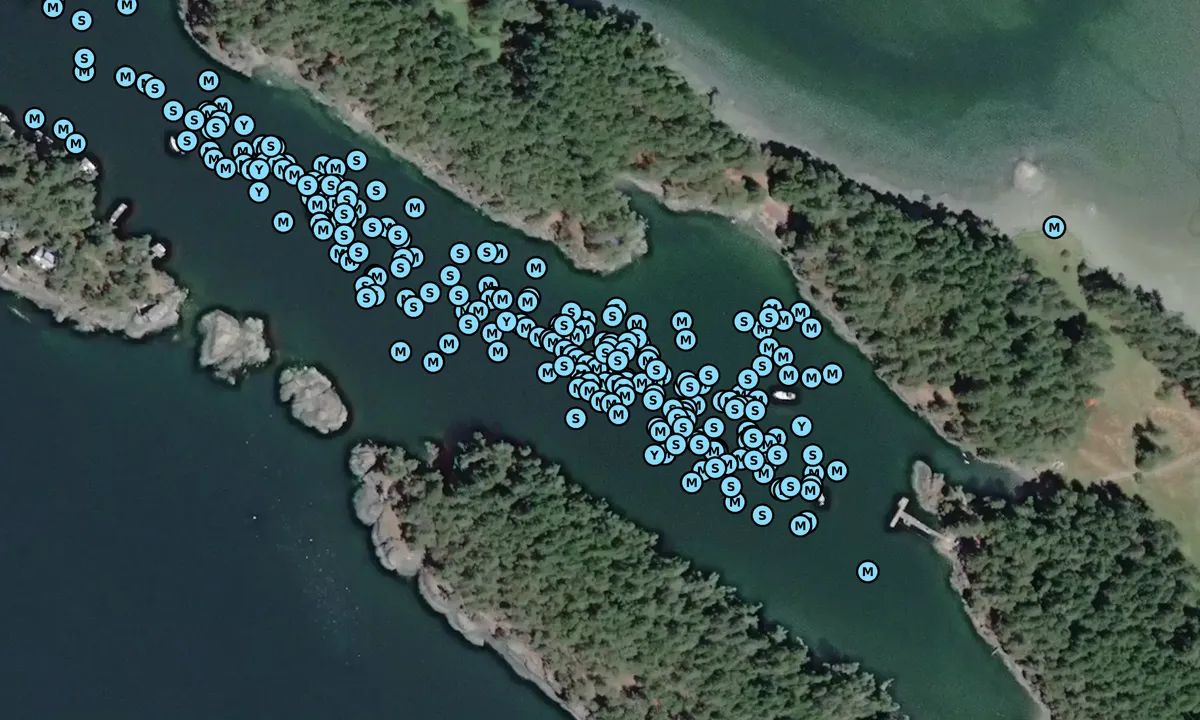 Satelite image of Glenthorne Passage - Prevost Island