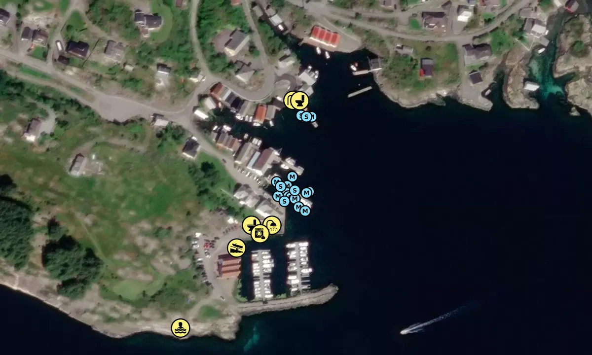 Satelite image of Glesvær