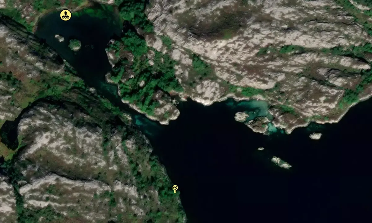 Satelite image of Goddevågen