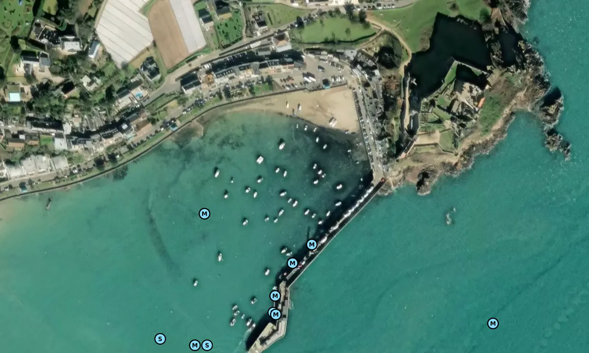Satelite image of Gorey Harbour
