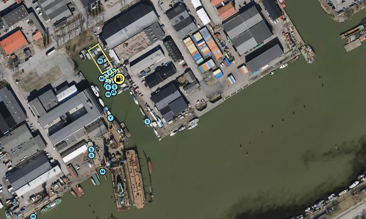 Satelite image of Göteborg City Marina