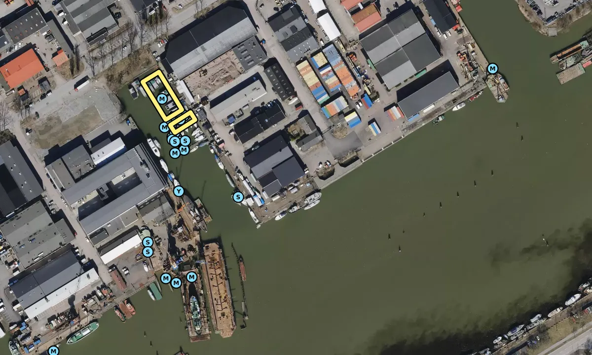 Satelite image of Göteborg City Marina