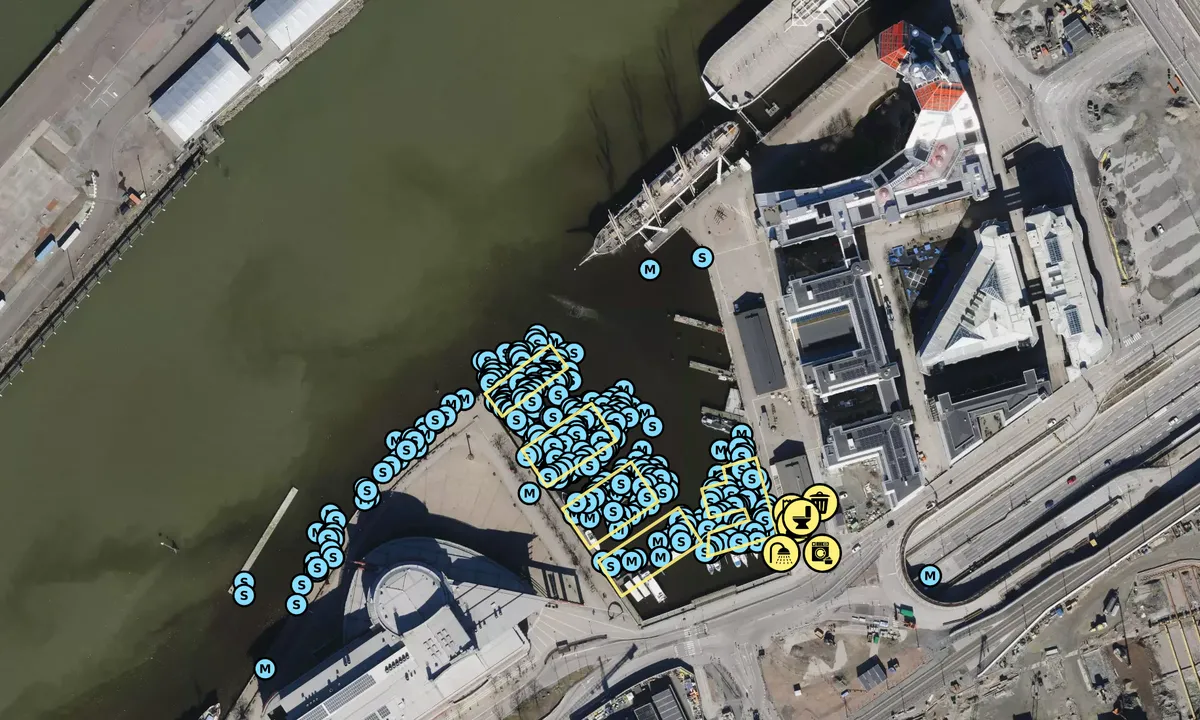 Satelite image of Göteborg - Lilla Bommen