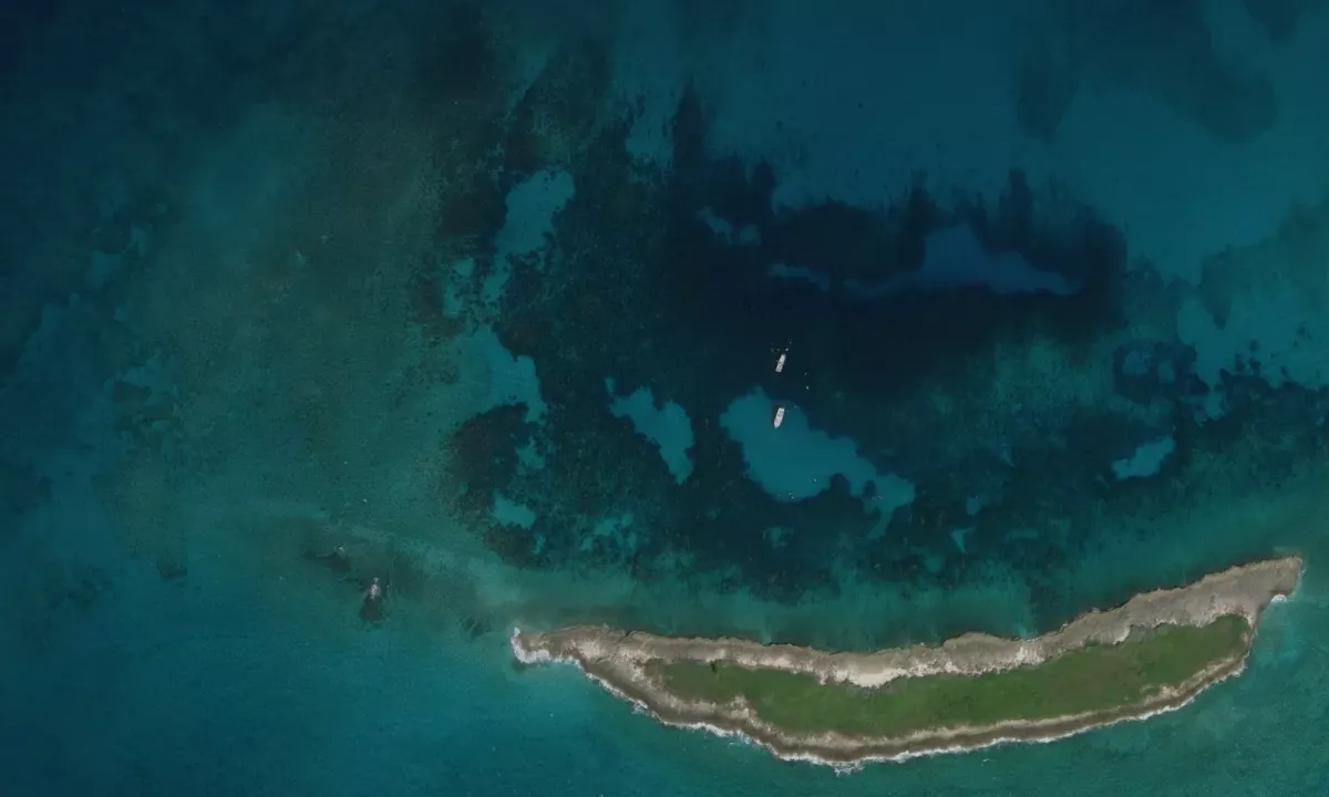 Satelite image of Goulding Cay Snorkeling Spot