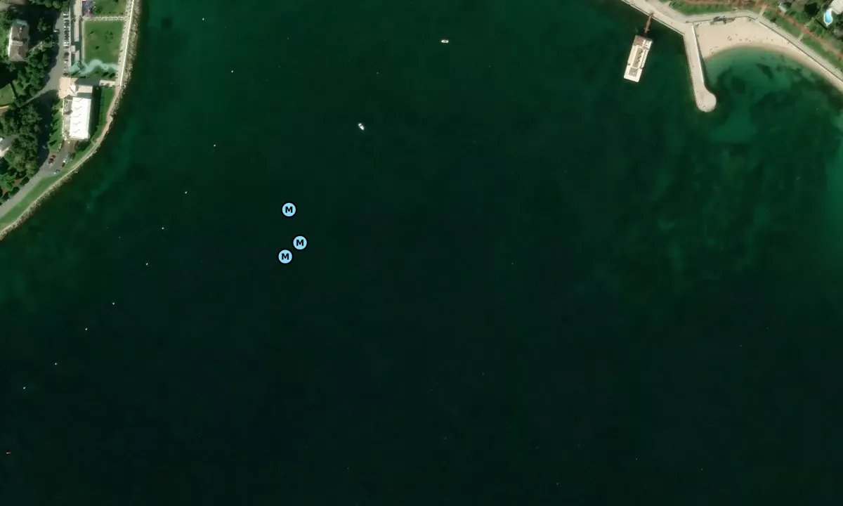 Satelite image of Göztepe Bay