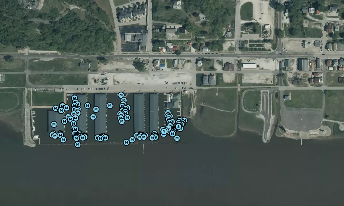 Satelite image of Grafton Harbor