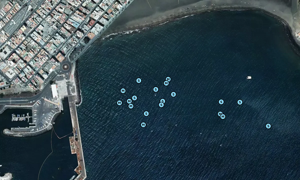 Satelite image of Gran Tarajal Bay