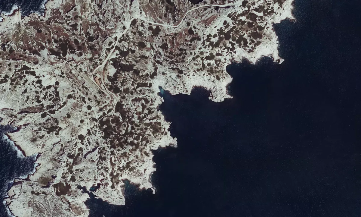 Flyfoto av Grande Calanque