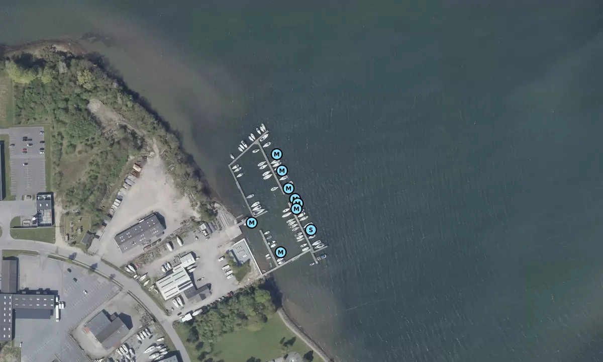 Satelite image of Gråsten Sejlklub