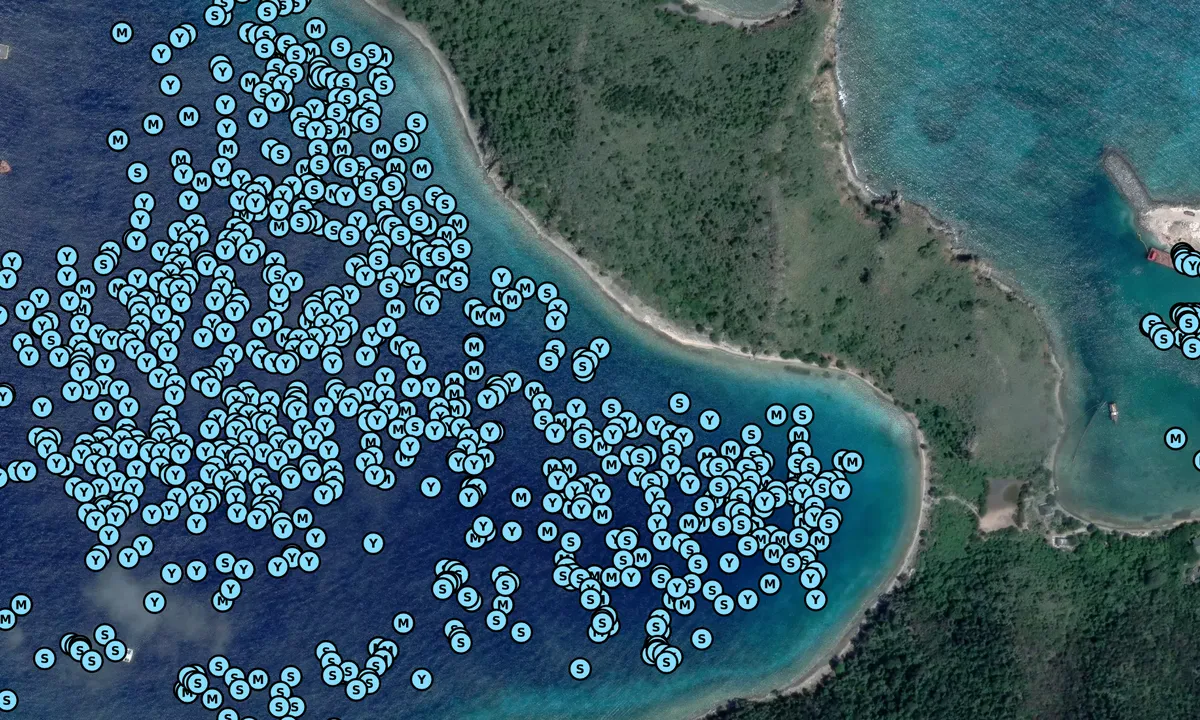 Satelite image of Great Harbour 1