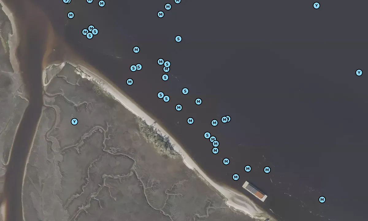 Satelite image of Great Marsh Island - 2