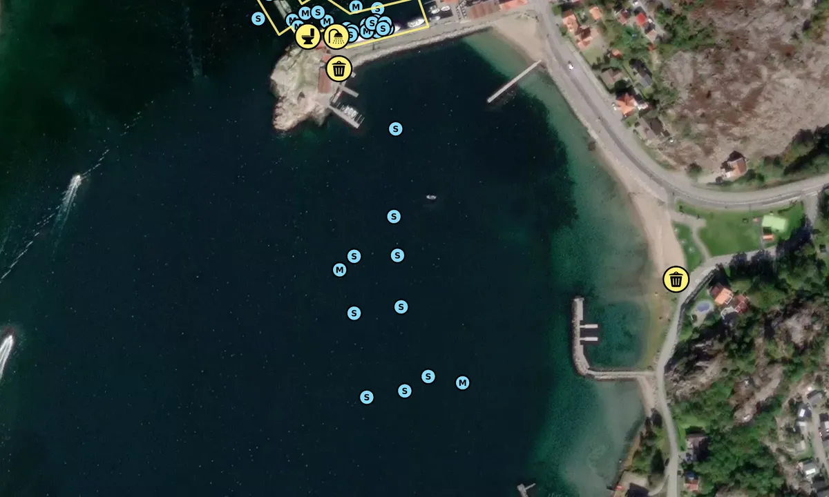 Satelite image of Grebbestad svaiplass