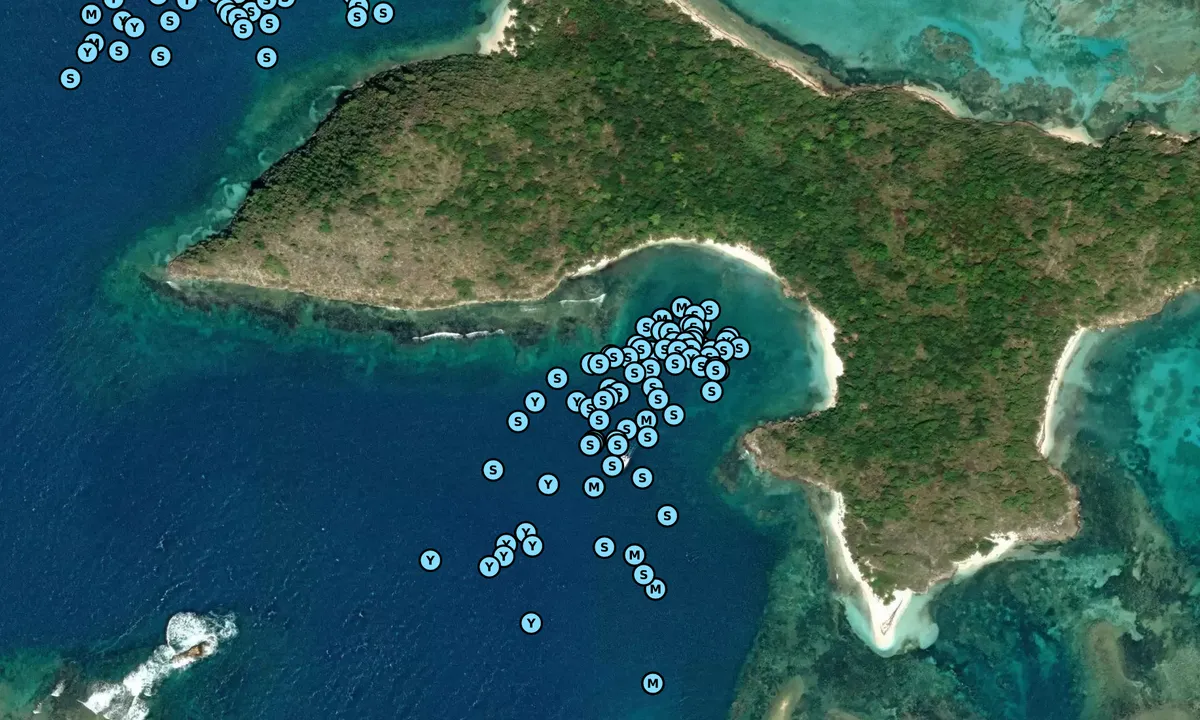 Satelite image of Green Island South