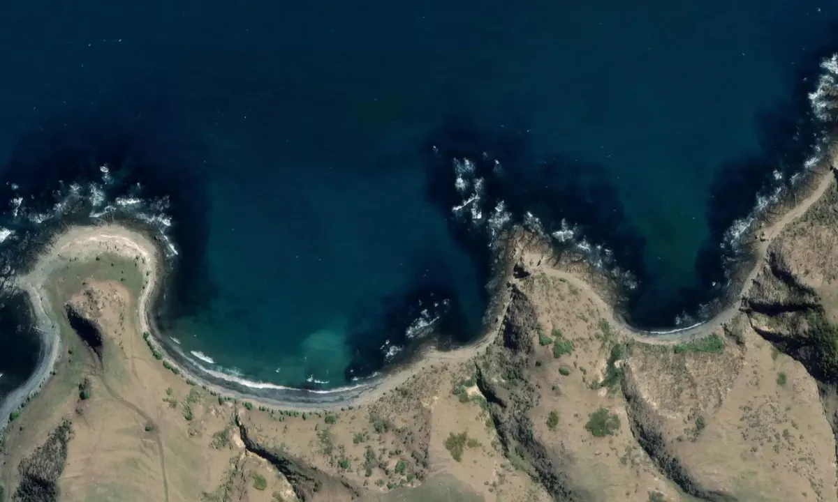 Satelite image of Green Point - Porirua