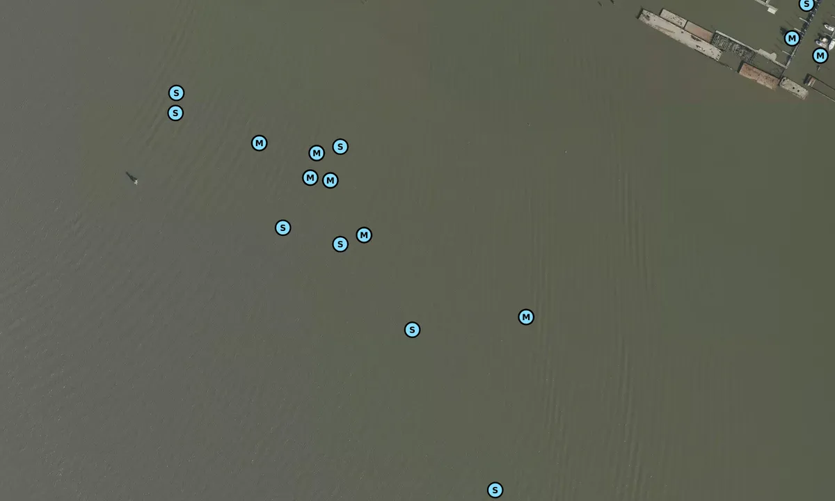 Satelite image of Greens Cove Bay