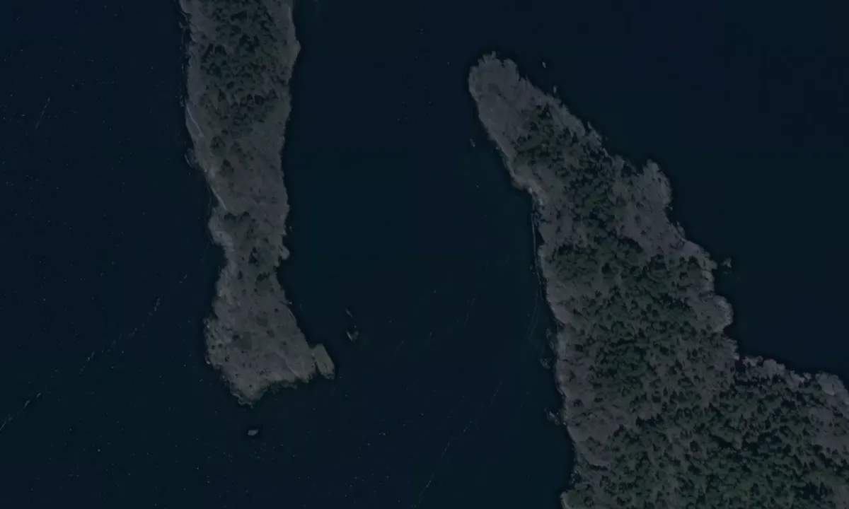 Revskär: Flyfoto av Grisskär - Tallskär