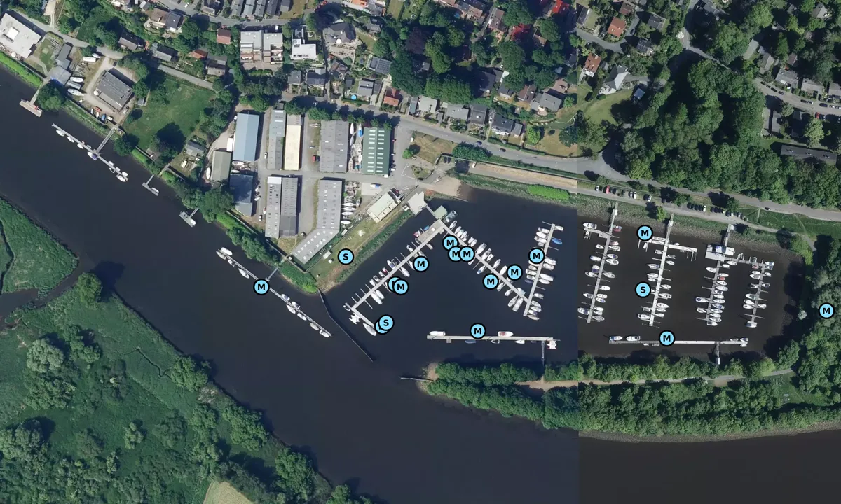 Satelite image of Grohner Yachthafen