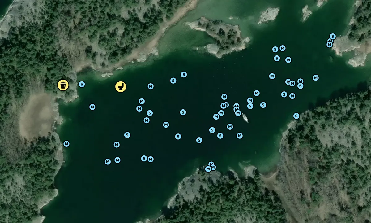 Satelite image of Grönskärsfladen - Skoboraden