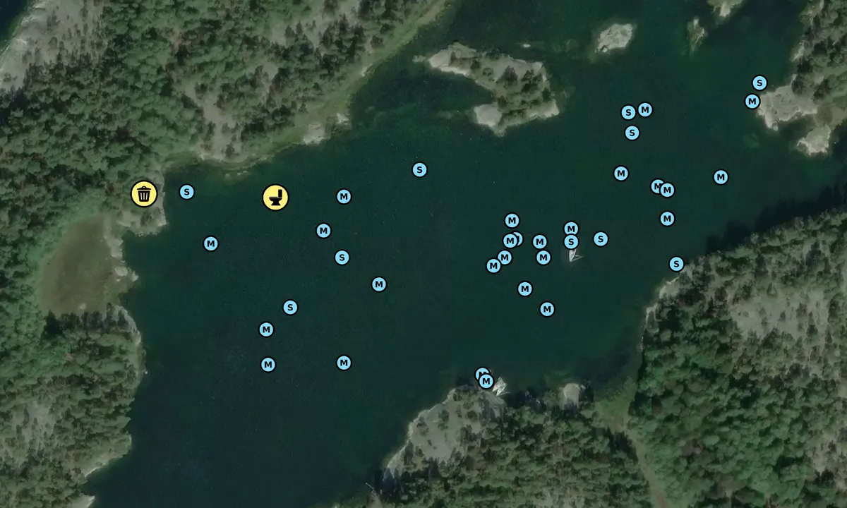 Satelite image of Grönskärsfladen - Skoboraden