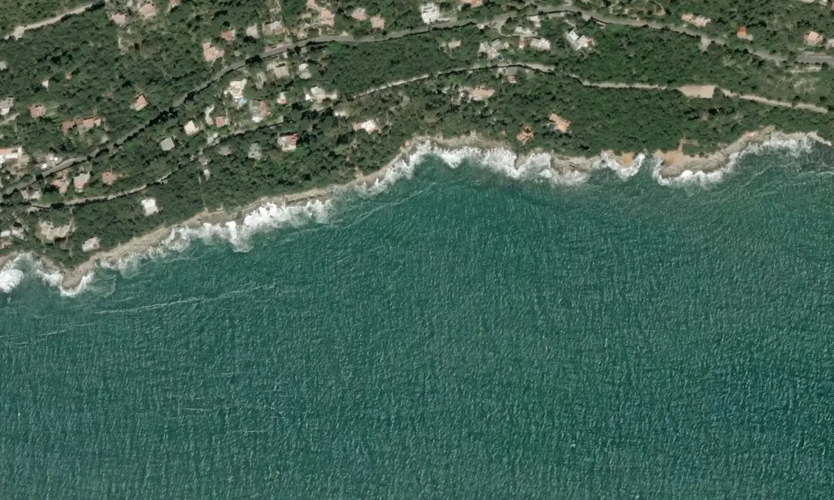 Flyfoto av Grotta delle Capre