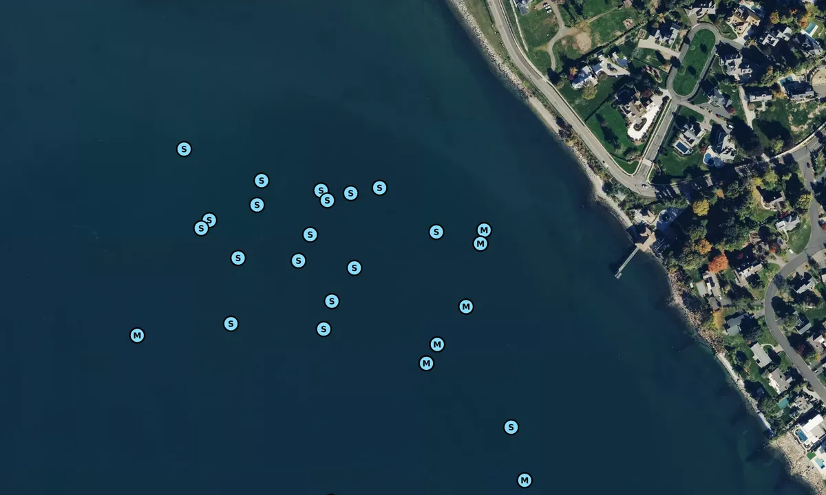 Satelite image of Gulf Beach