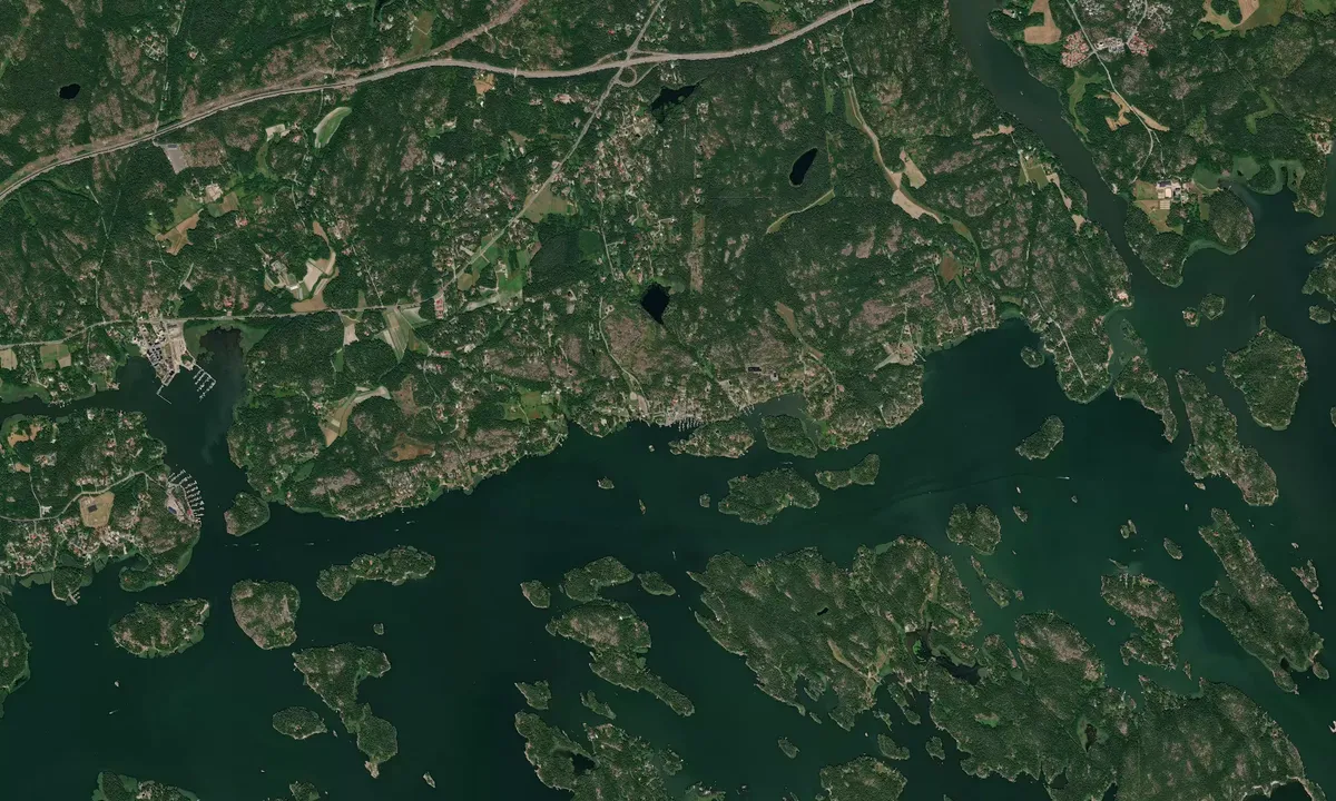 Flyfoto av Gumbostrand