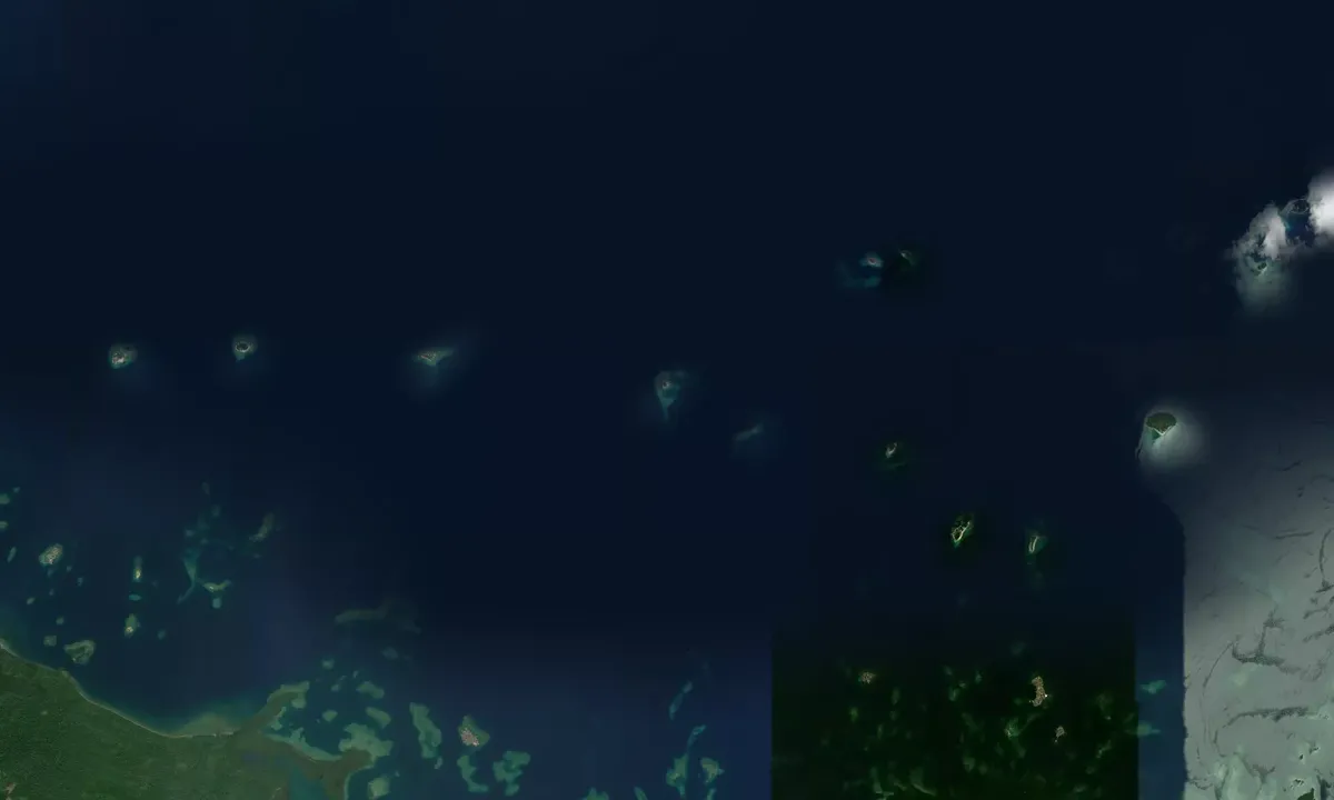 Flyfoto av Gunboat Island