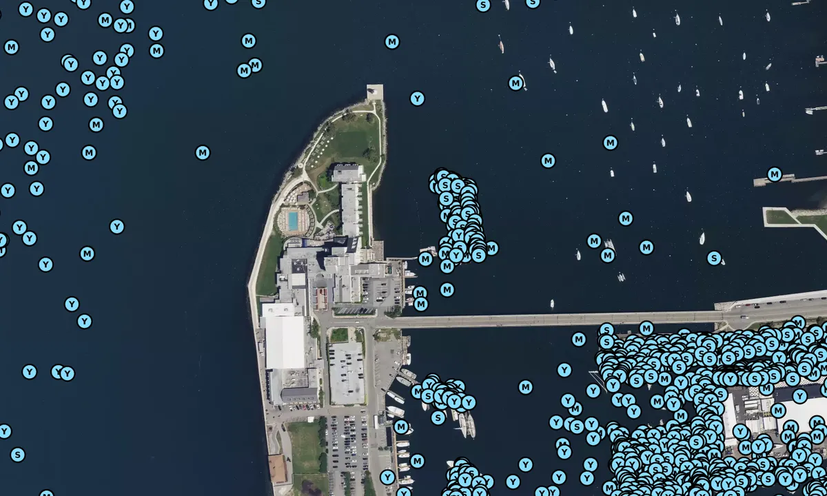 Satelite image of Gurney's Newport Resort and Spa