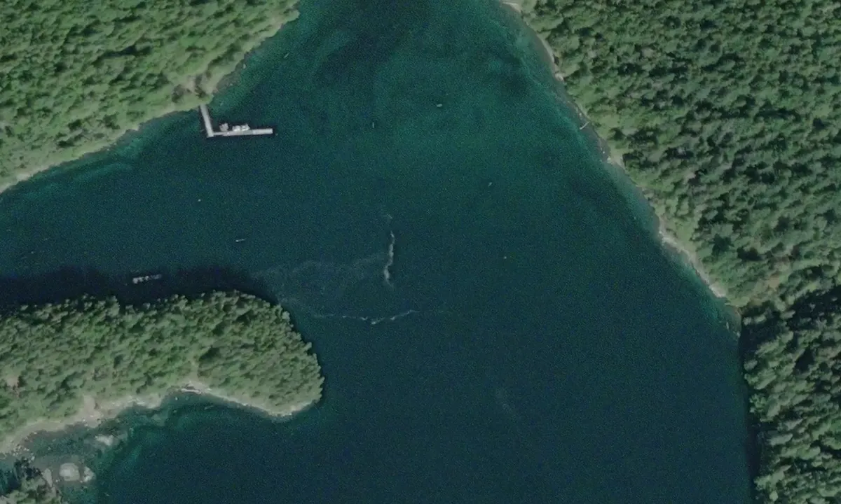 Satelite image of Hadley Bay
