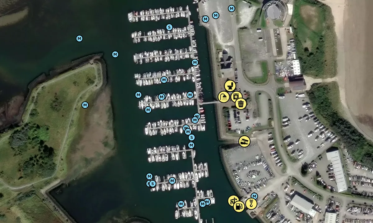 Satelite image of Hafan Pwllheli Marina - Cymru