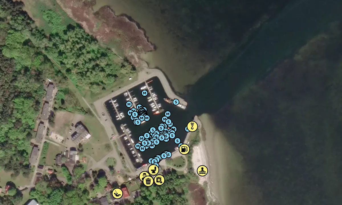 Satelite image of Hafen Barhöft