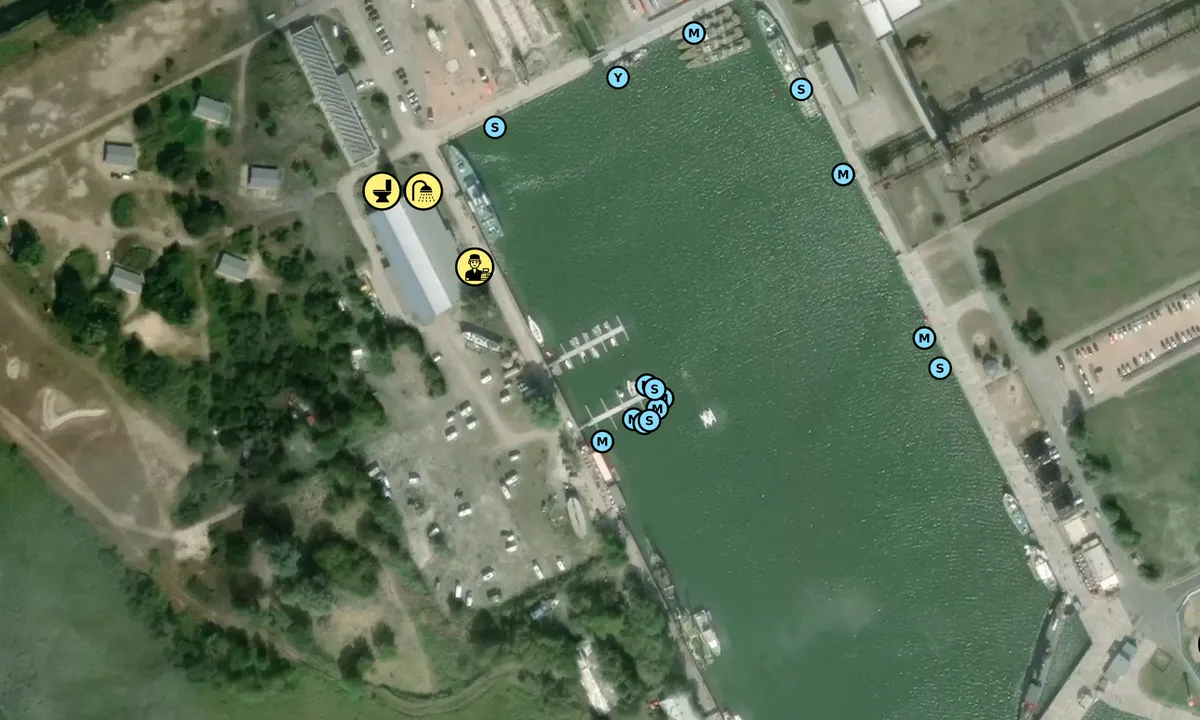 Satelite image of Hafen Peenemunde