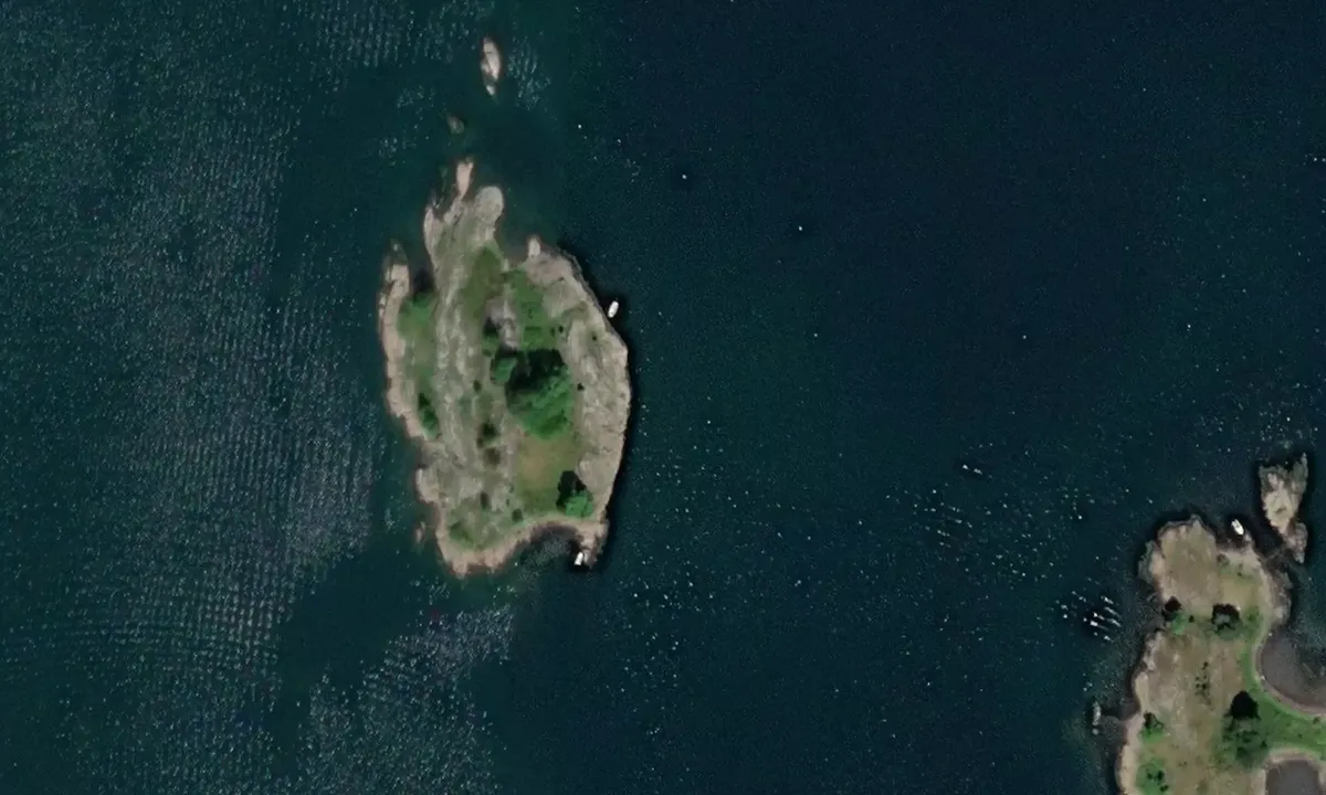 Satelite image of Håholmane