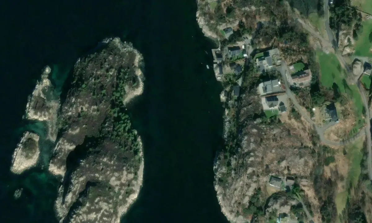 Satelite image of Håkjerholmen