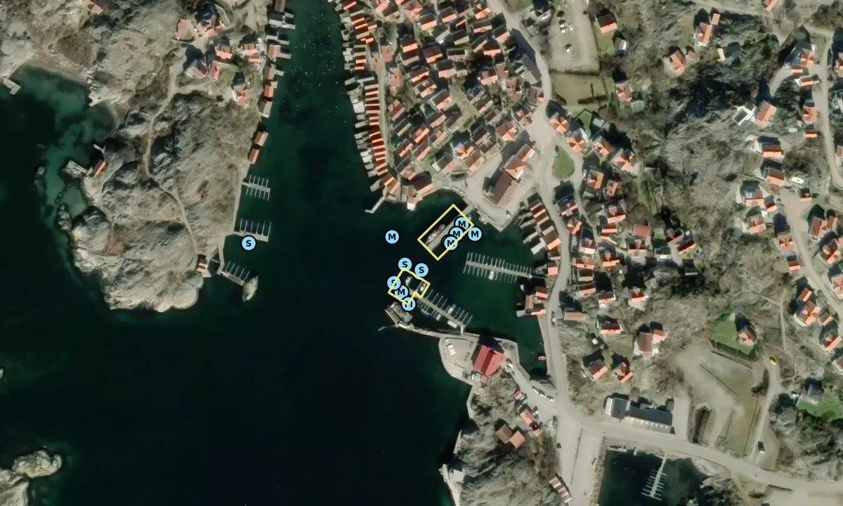 Satelite image of Hälleviksstrand